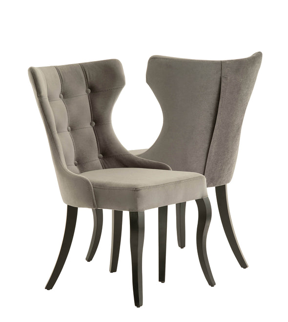 Oslo Chair - Grey (Set of 2) - DE.L