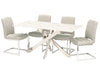 Arlo Dining Table + 6 Chairs - Grey - DE.L