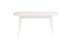 Fara Extending Dining Table White + 6 Chairs Charcoal - DE.L