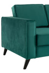 Cara 3 Seater Sofa - Forest Green - DE.L