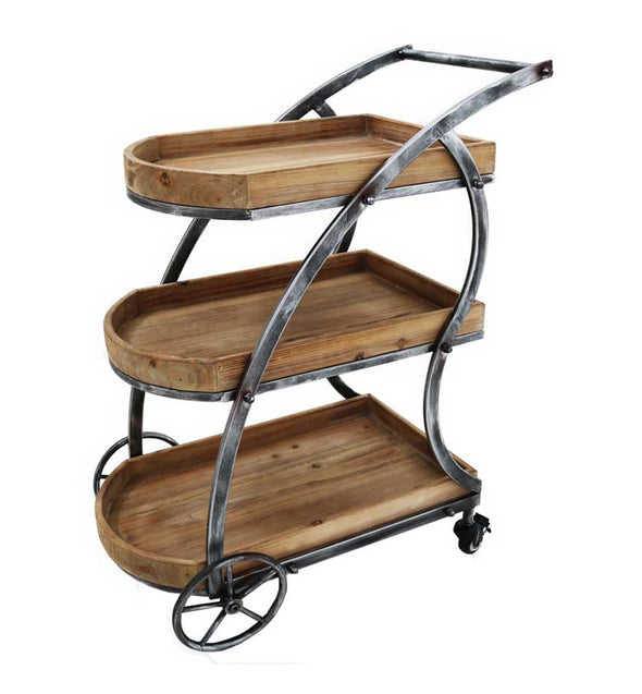 Beaumont 3 Tier Trolley Shelf - RS