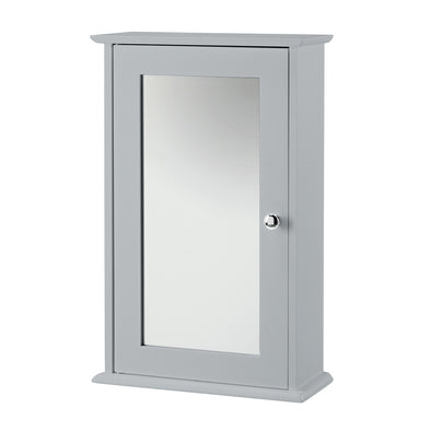 Alaska Wall Cabinet With Mirror Grey (ALASKAGREYWALL) - L.P.D