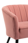 Arlo 2 Seater Sofa - Pink (TGA029-P) - D.E.R