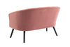 Arlo 2 Seater Sofa - Pink (TGA029-P) - D.E.R