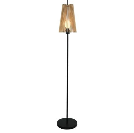 Wooden Slat Floor Lamp - DEL