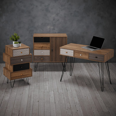 Casablanca Dark Oak Desk (CASABLDESK) - L.P.D
