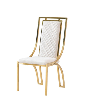 Windsor Cream & Gold Dining Chair - ASR