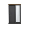 Devon Charcoal Double Sliding Wardrobe (DEVSLID2DCHA*) - L.P.D