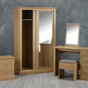 Devon Oak Double Sliding Wardrobe (DEVSLID2DOAK*) - L.P.D