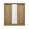 Devon Oak Triple Sliding Wardrobe (DEVSLID3OAK*) - L.P.D