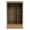 Devon Oak Triple Wardrobe (DEVROBE3DOAK*) - L.P.D