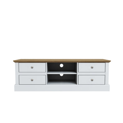 Devon TV Unit White (DEVTVWHI) - L.P.D