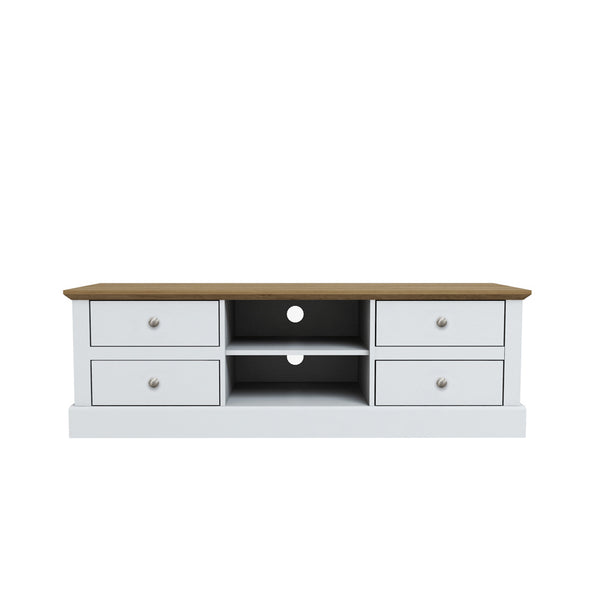 Devon TV Unit White (DEVTVWHI) - L.P.D
