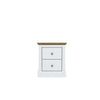 Devon White Bedside Cabinet (DEVCABWHI) - L.P.D