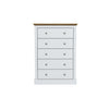 Devon White Chest of Drawers (DEV5DRWHI) - L.P.D