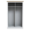 Devon White Double Sliding Wardrobe (DEVSLID2DWHI*) - L.P.D