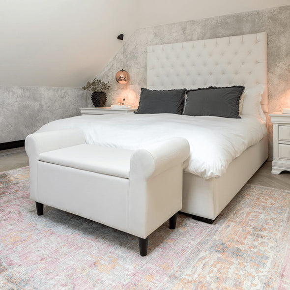 Highgrove Storage Ottoman Cream (HIGHCREAM) - L.P.D