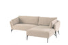 Hilton Corner Sofa Right - Light Grey (HL-CR-LG) - D.E.R