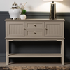 Lindon 2 Door 2 Drawer Sideboard – Taupe Finish - L.H. (WF296-00-TP)
