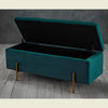 Lola Storage Ottoman Teal (LOLATEAL) - L.P.D