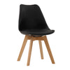 Louvre Black Dining Chairs Pair (LOUVBLA) - L.P.D