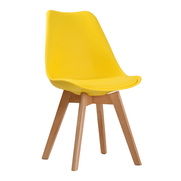 Louvre Yellow Dining Chairs Pair (LOUVYEL) - L.P.D