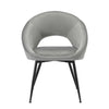 Lulu Dining Chair Grey Pair (LULUGREY) - L.P.D