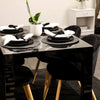 Monroe Puro Medium Dining Table Black (MONTABMEDBLA*) - L.P.D