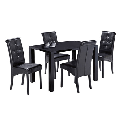 Monroe Puro Medium Dining Table Black (MONTABMEDBLA*) - L.P.D