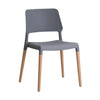 Riva Grey Dining Chair Pair (RIVAGREY) - L.P.D
