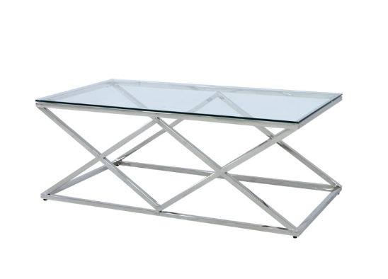 Imperia Stainless Steel Coffee Table - C.M