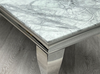 Sofia Grey & Silver Dining Table - 1.5m - A.S