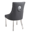 Majestic Hudson Grey PU Leather Dining Chair - A.S