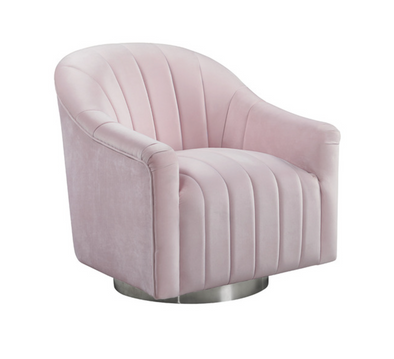 TIFFANY SWIVEL CHAIR PINK Swivel Tub Chair - L.P