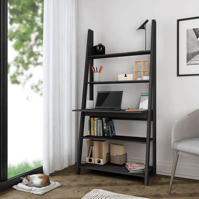 Tiva Black Ladder Desk (TIVABLADESK) - L.P.D