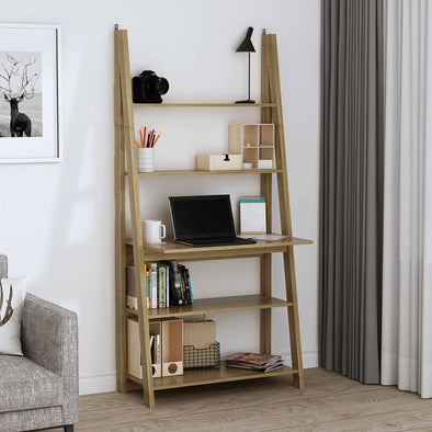 Tiva Oak Ladder Desk (TIVAOAKDESK) - L.P.D