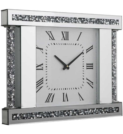 Gatsby X Wall Clock Silver - RS