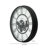 53.5cm Black Gears Wall Clock -C.M