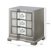 Lucca Mirror Grey 3 Drawer Cabinet - C.M