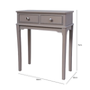 Medium Taupe 2 Drawer Console Table- CM