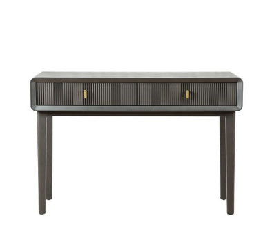 Amelie Smoke Grey Elm 2 Drawer Console Table - C.M