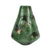 30cm Green Handmade Glass Vase- LH