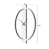 80cm Mirror Wall Clock - C.M