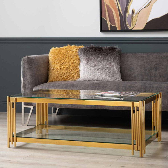 Cohen Gold Coffee Table- LH