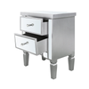 Vista Silver Bedside Cabinet - C.M