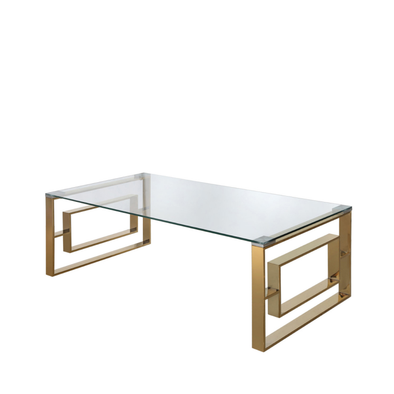 Apex Gold Metal Coffee Table - C.M