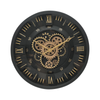 46cm Black and Gold Gears Wall Clock -C.M