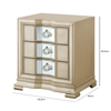 Lucca Mirror Champagne 3 Drawer Cabinet - C.M