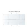 50x50 Set of 2 Mirror Middle Extension