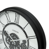 53.5cm Black Gears Wall Clock - LH